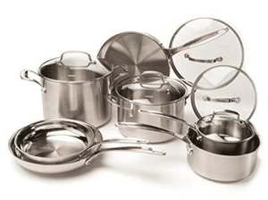 Sliq Ceramic Nonstick Cookware Set (12 pcs), Non Toxic PFOA and PTFE F –  Get Sliq