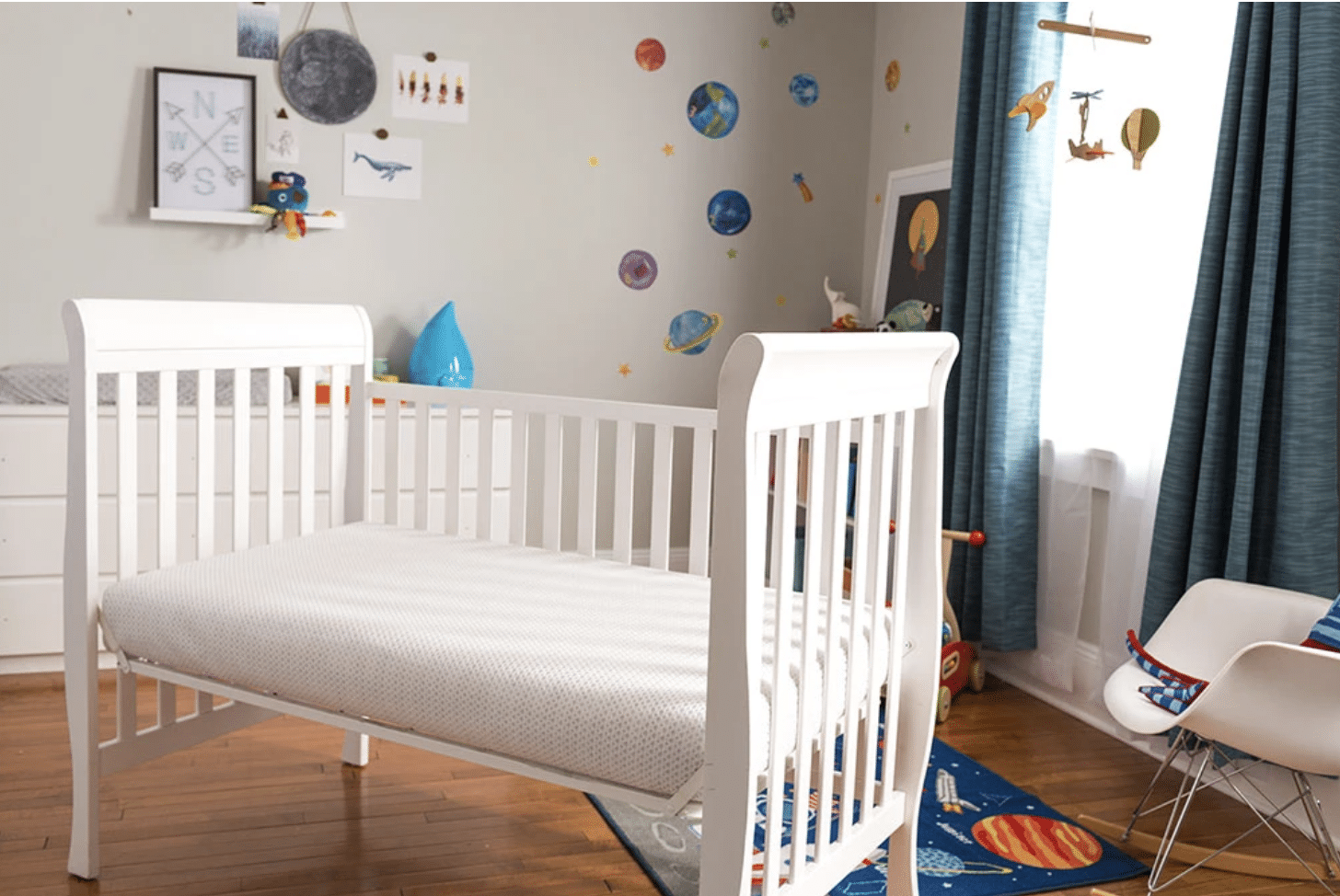 lullaby earth super lightweight baby crib & toddler mattress