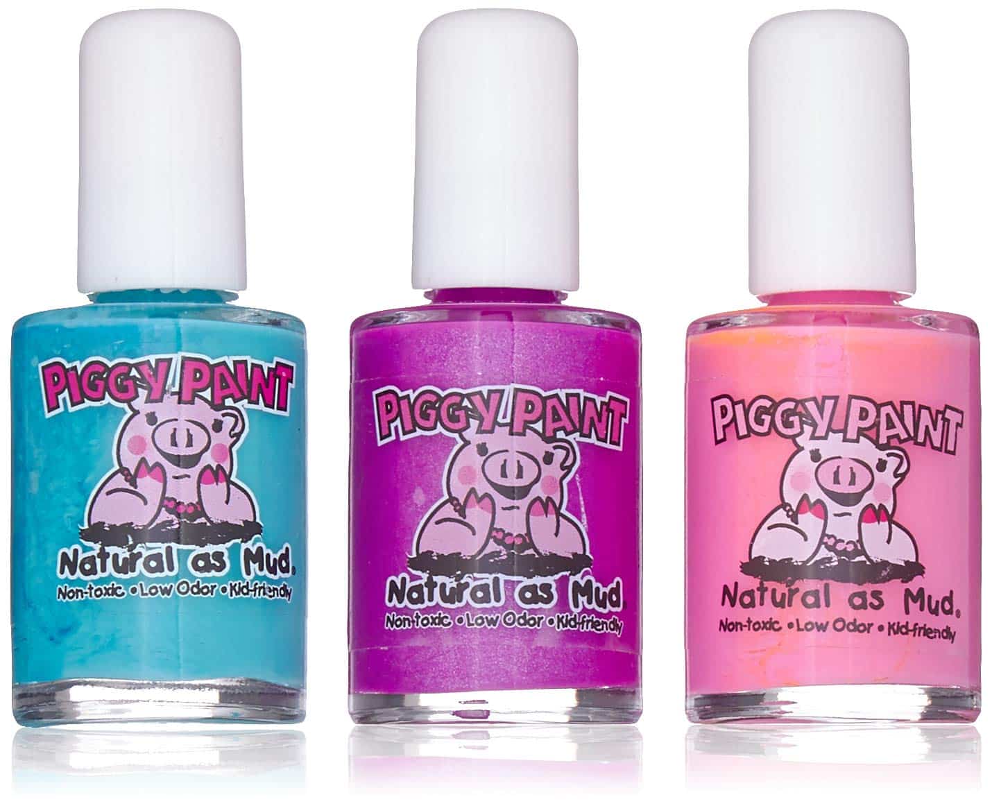 1. Piggy Paint Nail Polish - Non-Toxic, Safe, and Natural Formula for Kids and Adults - 0.5 fl. oz. (15 ml) - Color: Sea-quin - wide 7