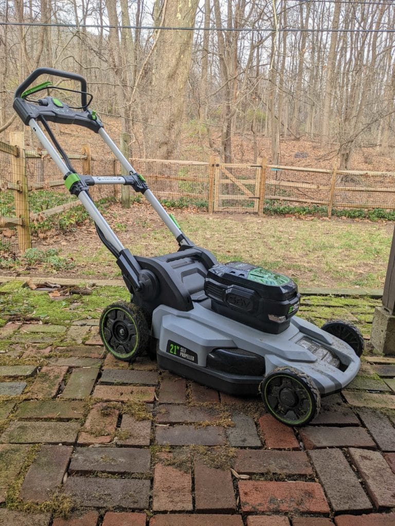 EGO Power+ LM2021 20-Inch 56-Volt Lithium-ion Cordless Battery Walk Behind  Push Lawn Mower with Steel Deck - 5.0 Ah Battery and Charger Included :  : Patio, Lawn & Garden