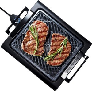 Blue Diamond Ceramic Nonstick Electric Sizzle Griddle with Grill & Waffle Plates