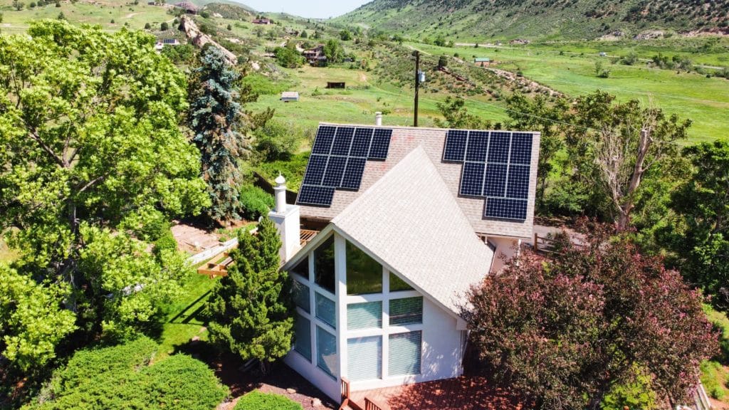 A Freedom solar power install in CO.