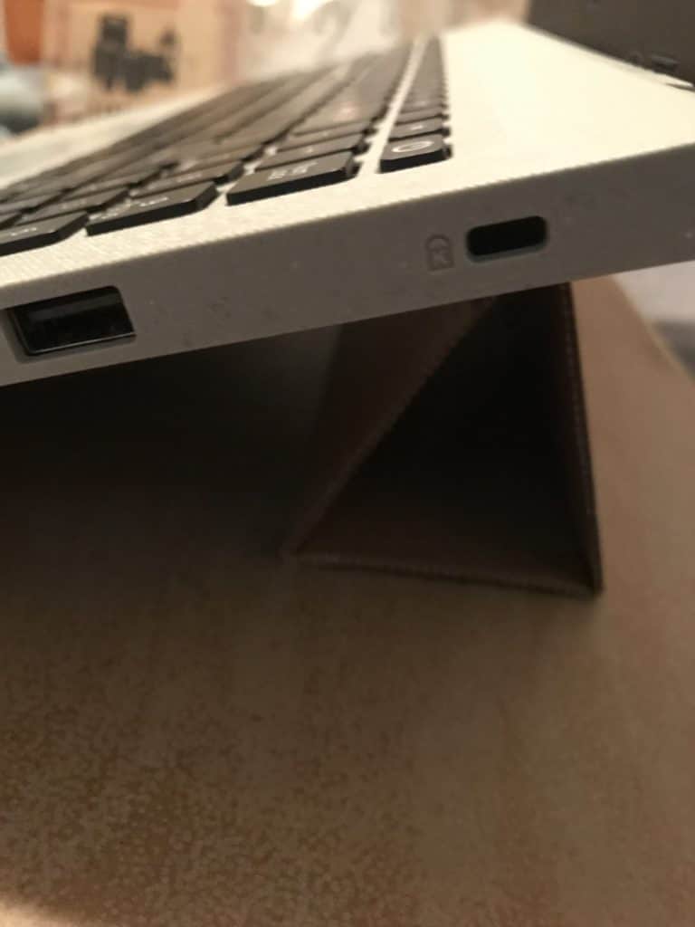 Acer Vero Aspire ports side view