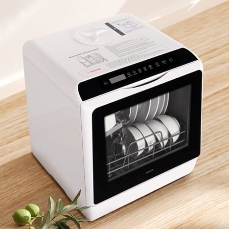 Portable Dishwasher With 5L Water Tank, Automatic Smart