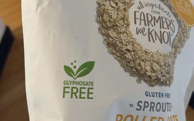 Glyphosate free oatmeal