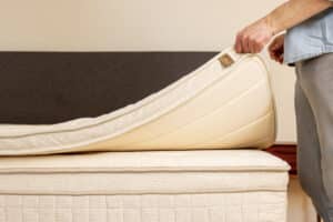 Organic mattress topper