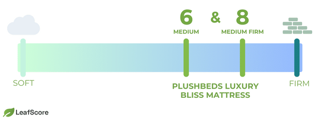 PlushBeds Luxury Bliss Mattress materials.