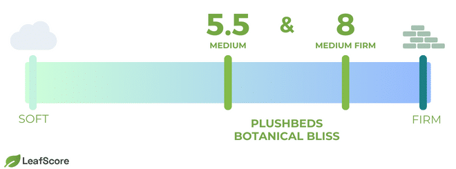 PlushBeds Botanical Bliss materials.
