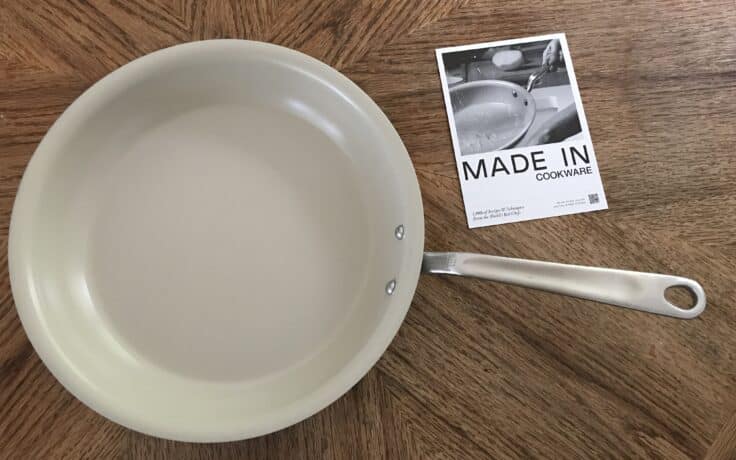 made in ceramiclad pan