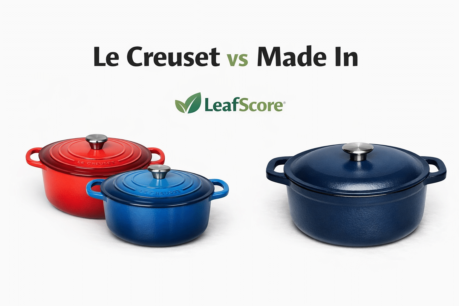 Le Creuset vs. Made In Dutch Ovens - LeafScore